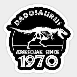 Father birthday 1970 Sticker